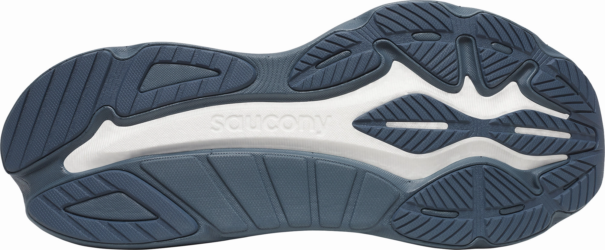 Temperature Regulating Fabric Saucony Hurricane 24 Mens Running Shoes - White