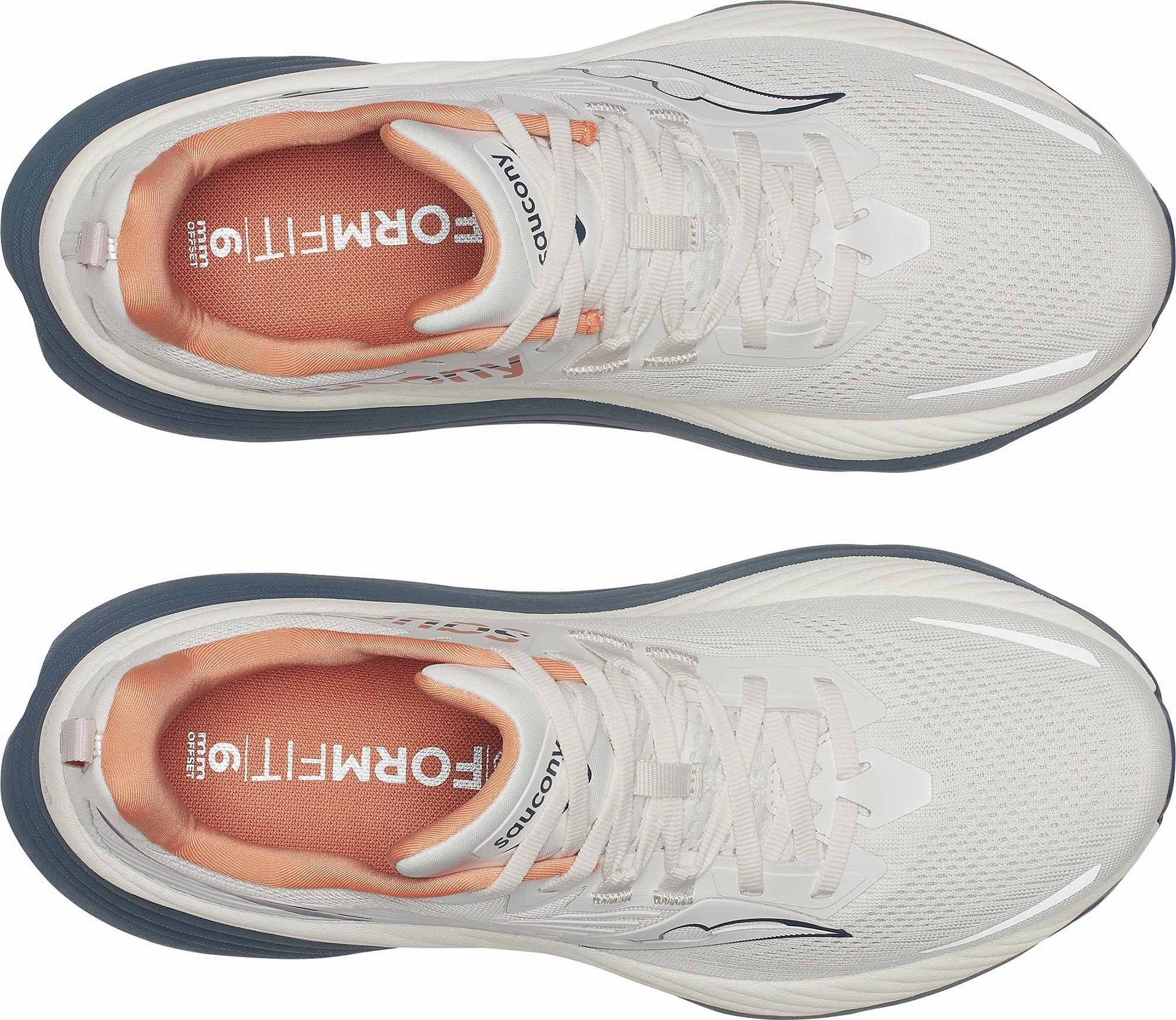 Agility activity - specific shoes Saucony Hurricane 24 Mens Running Shoes - White