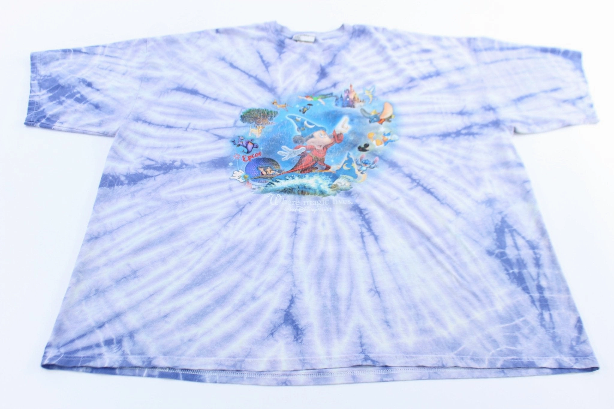 Walt Disney World Where Magic Lives Tie-Dye T-Shirt Urban Style