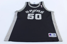 Wrinkle Resistant Finish Gym Essentials Champion San Antonio Spurs David Robinson Basketball Jersey