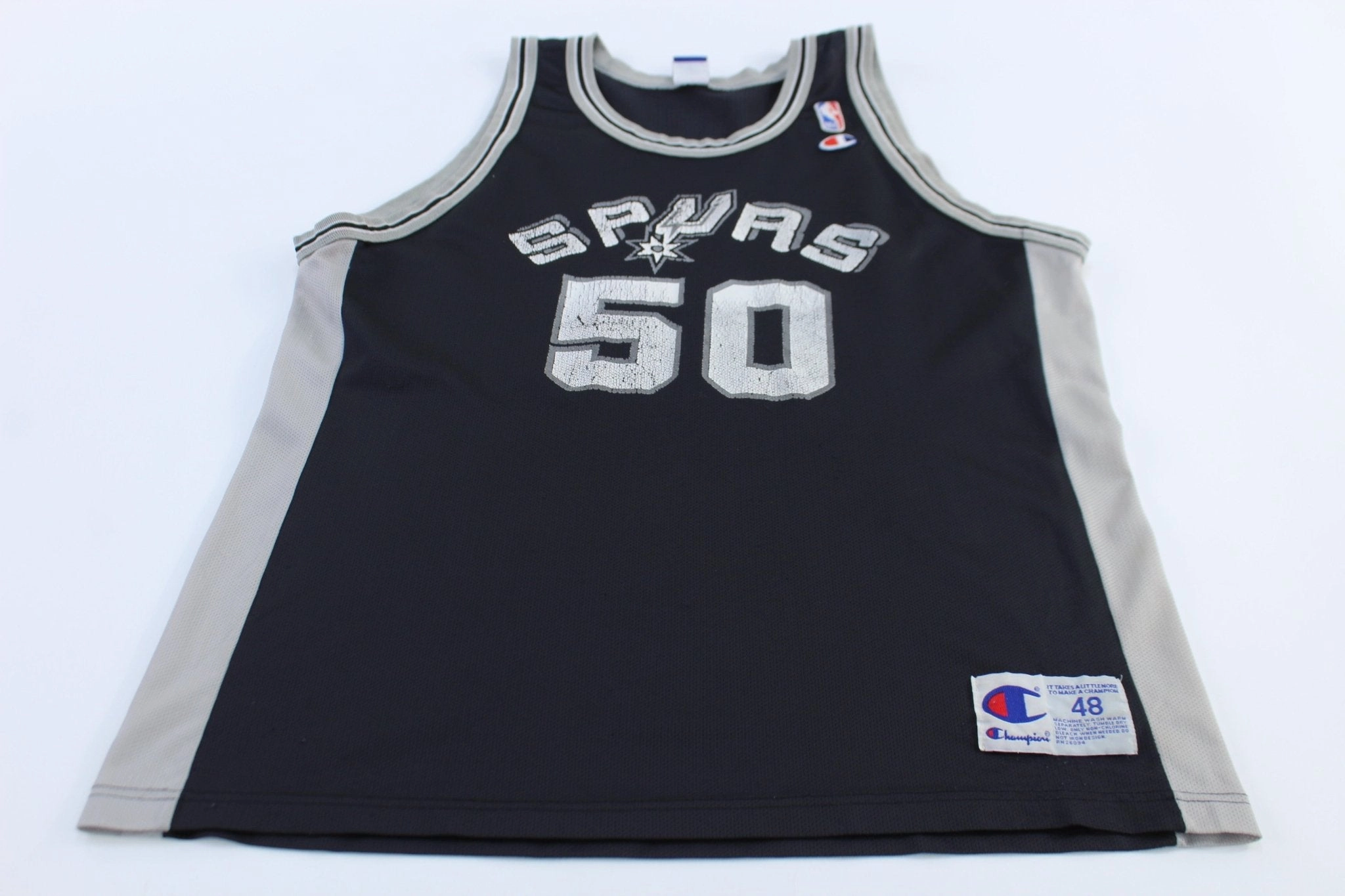 Wrinkle Resistant Finish Gym Essentials Champion San Antonio Spurs David Robinson Basketball Jersey