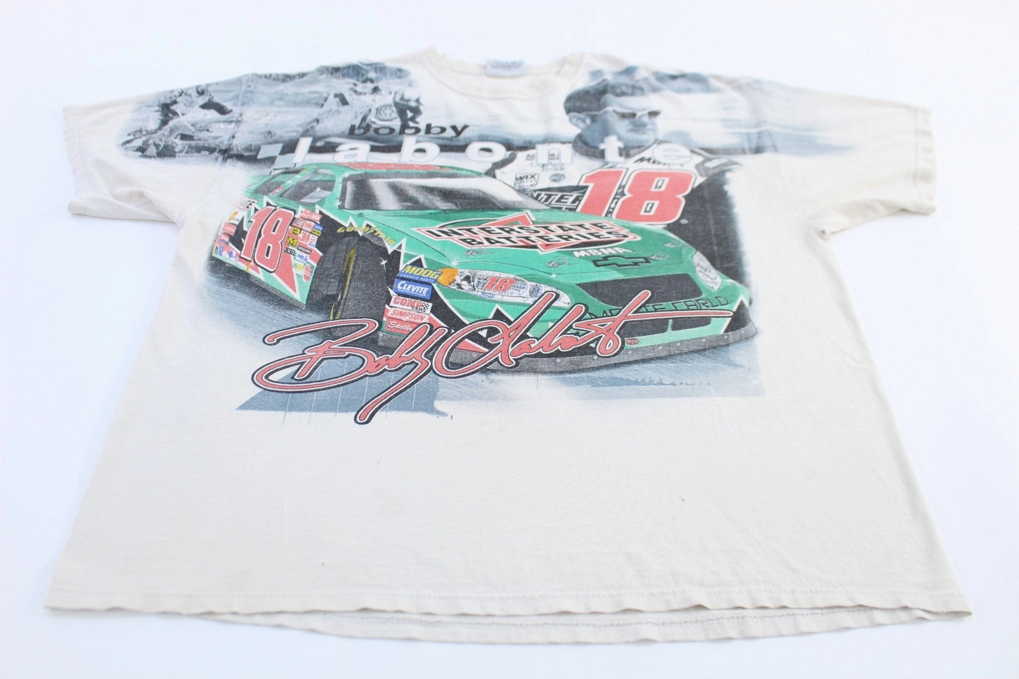 Chase Bobby Labonte Racing All Over Graphic T-shirt Comfy Essentials Wear