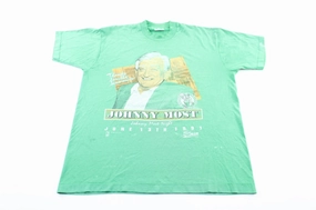 Anti Static Finish 1991 Boston Celtics Johnny Most Memories Graphic T-Shirt