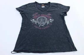 Beaded details Women's Harley Davidson Motorcycles Grand Island, Nebraska T-Shirt