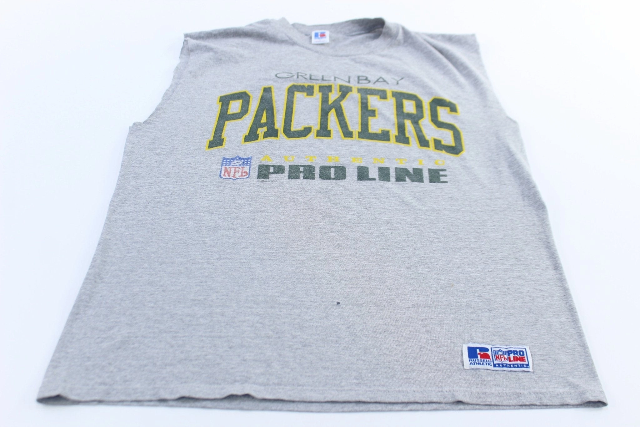 1994 Green Bay Packers Russell Athletic Tank Top Smart Motion Double Stitched Edging