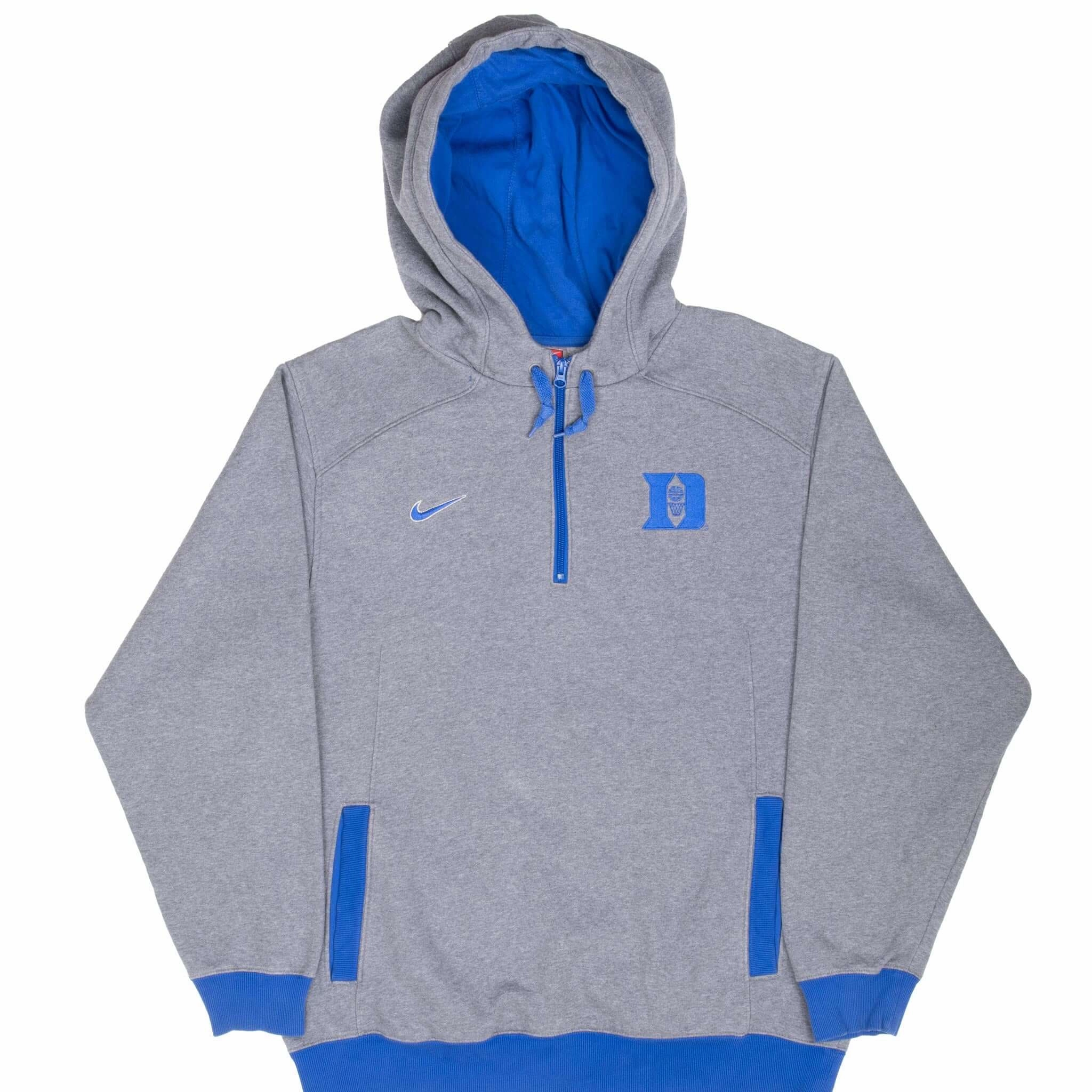 product brooch style VINTAGE NIKE DUKE UNIVERSITY GREY HOODIE SWEATSHIRT 2000S LARGE