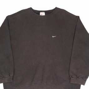 product selection Autumn Wear VINTAGE NIKE CLASSIC SWOOSH BLACK SWEATSHIRT 1990S SIZE 2XL MADE IN USA