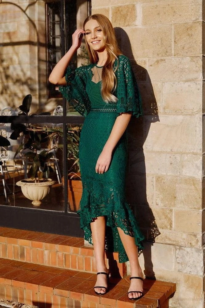 Flattering Style Reyna Dress - Green
