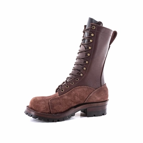 Climber (Safety Toe) - Brown Breathable Mountain Climber Stable Support Rough Terrain
