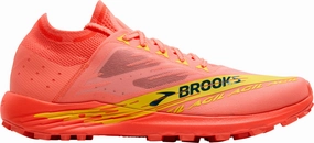 Brooks Catamount Agil Trail Running Shoes - Orange Neutral Stride Engineering Anti Bacterial