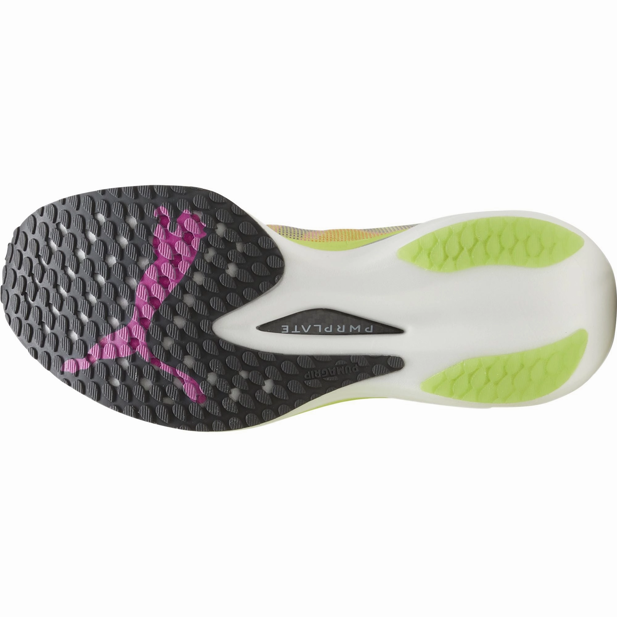 running with a lugged outsole Puma Deviate Nitro Elite 2 Womens Running Shoes - Green