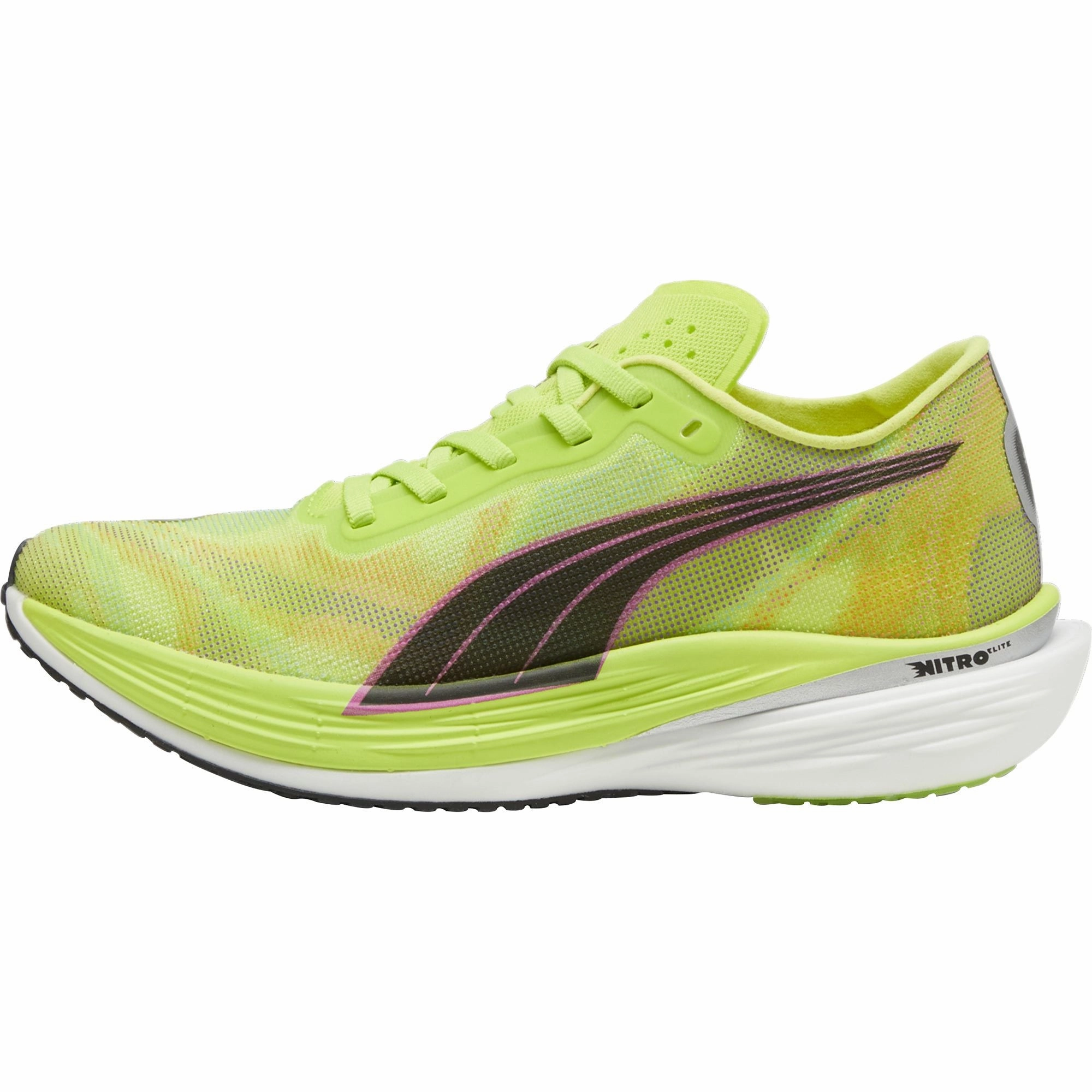 Puma Deviate Nitro Elite 2 Womens Running Shoes - Green Lightweight Midsole Technology Heat - resistant