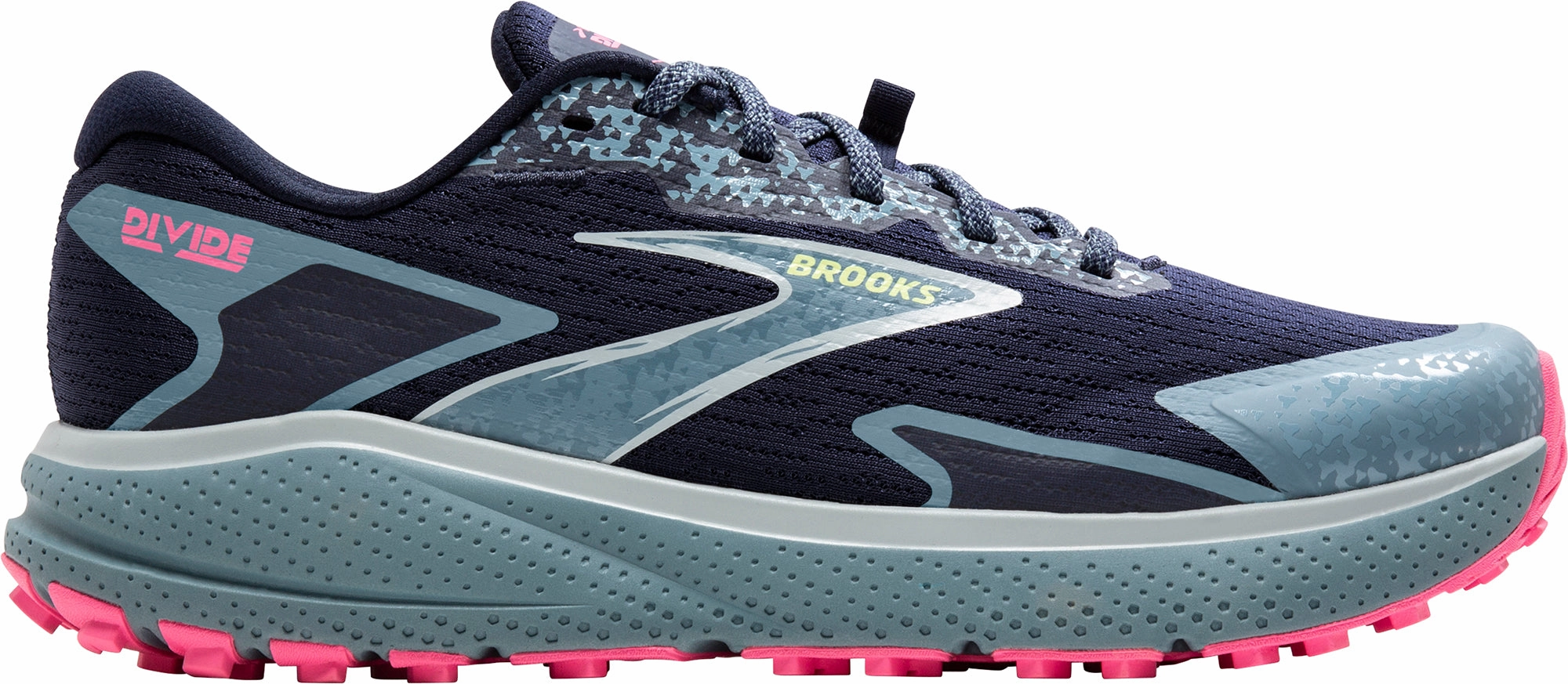 Brooks Divide 5 Womens Trail Running Shoes - Blue Impact Reduction