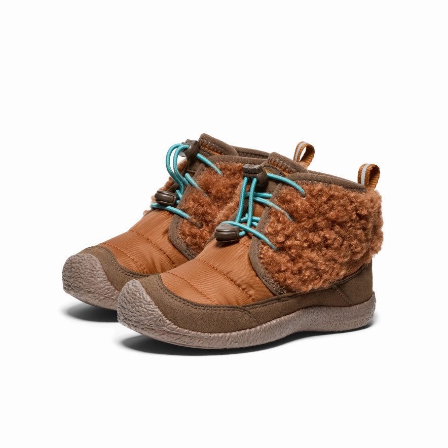 Little Kids' Howser II Waterproof Chukka  |  Roasted Pecan/Dark Earth Parkour Hike Airy Feel