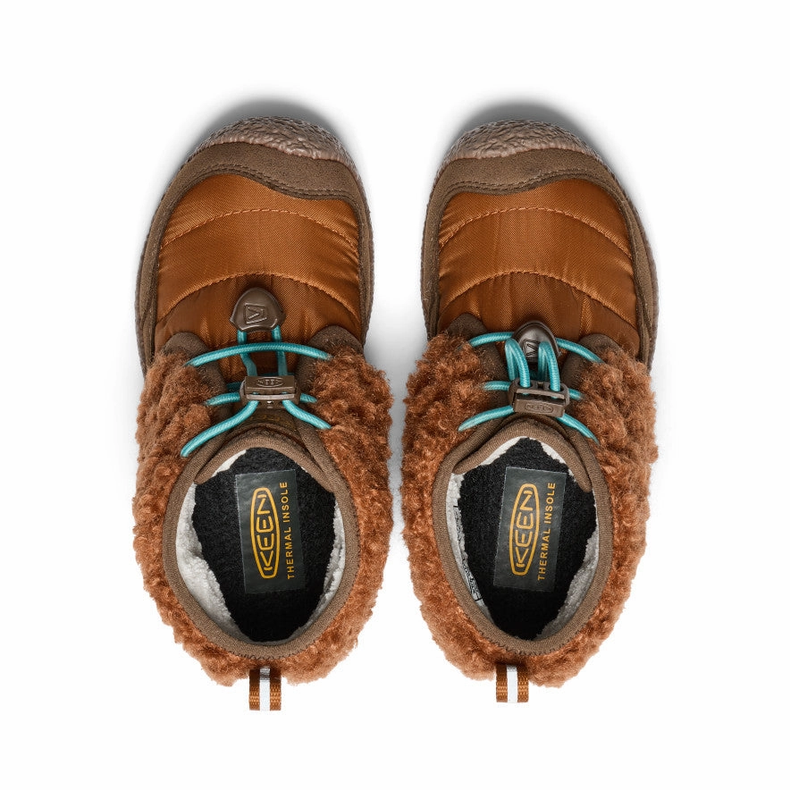 Little Kids' Howser II Waterproof Chukka  |  Roasted Pecan/Dark Earth Heat Hike Airflow channels