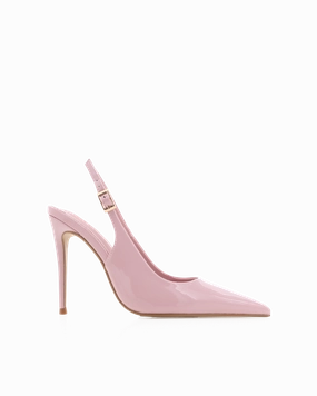 Sophisticated Pumps Bold Heel Boots GIOVINA - BALLET PINK PATENT