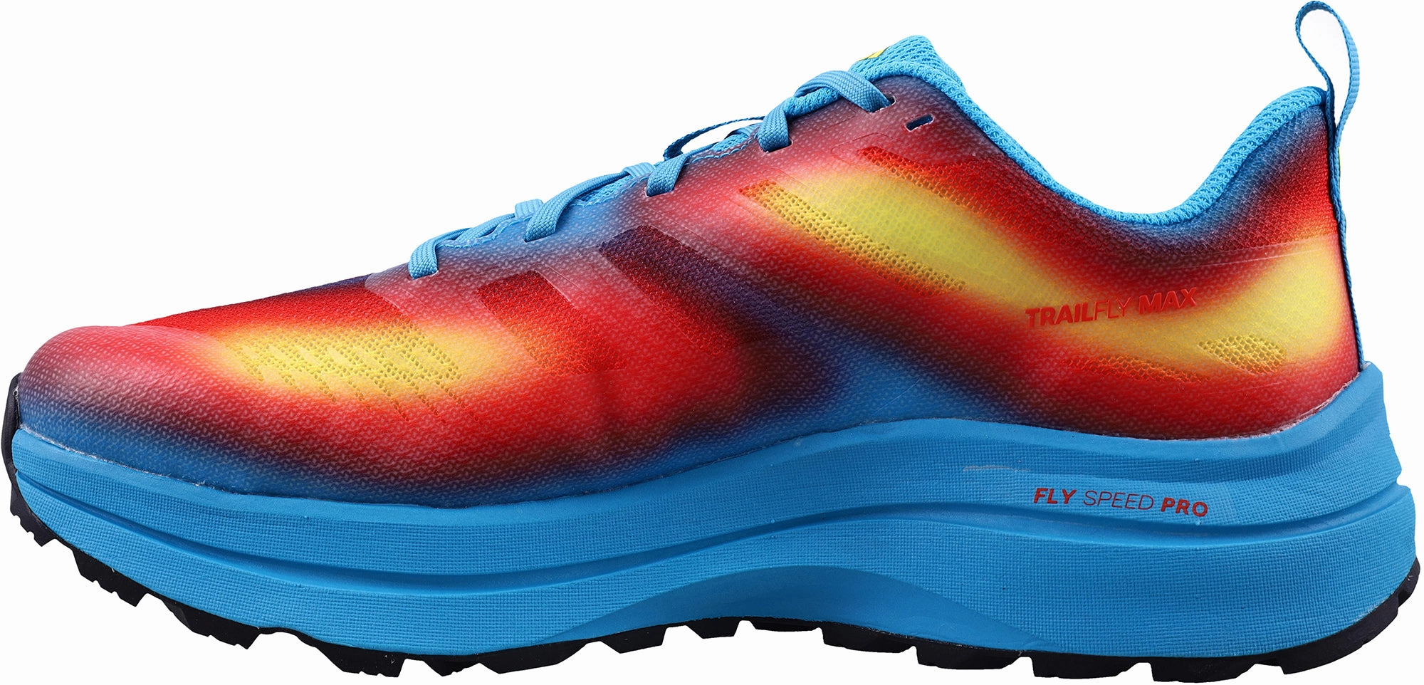 Aero Ventilation Panels Inov8 TrailFly Max WIDE FIT Mens Trail Running Shoes - Blue