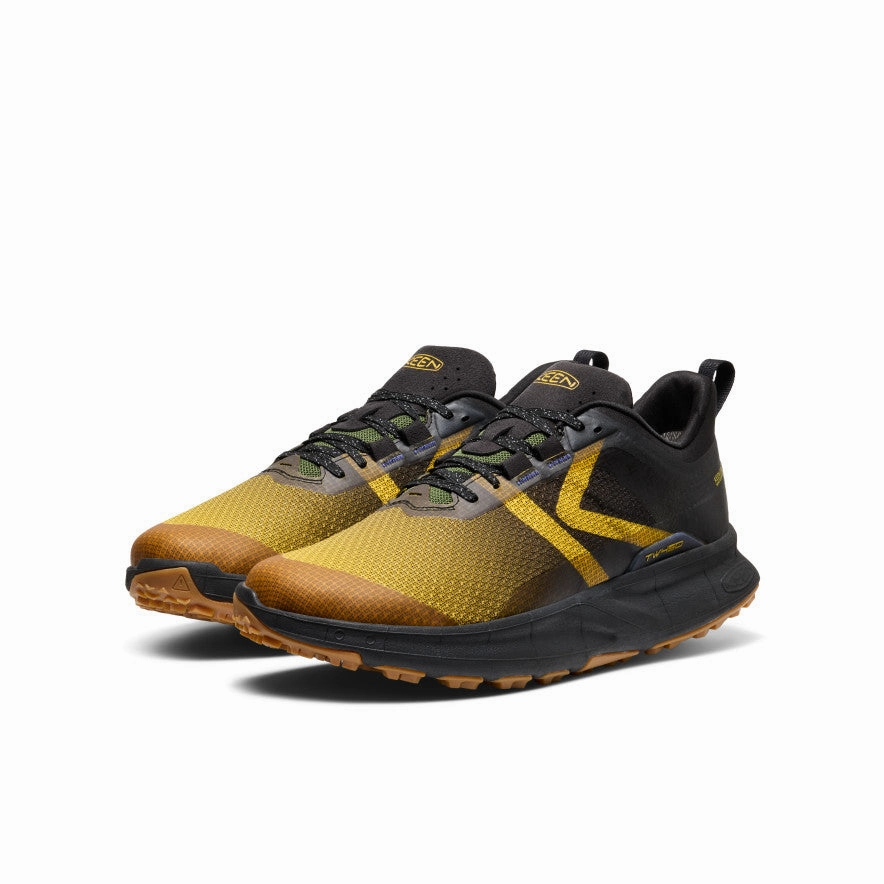 Foot Protection Men's 450 Dirt Waterproof Hiking Shoe  |  Lemon Curry/Black