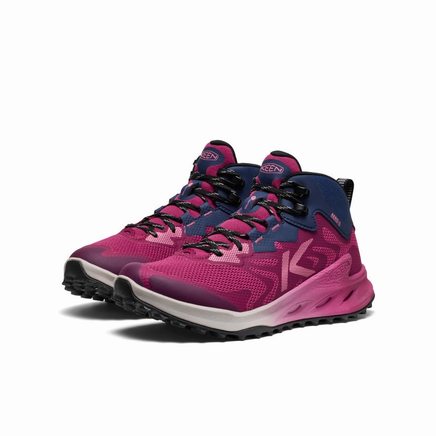 Women's Zionic NXT Waterproof Hiking Boot  |  Beaujolais/Pink Lemonade Breathable Trail Hiking