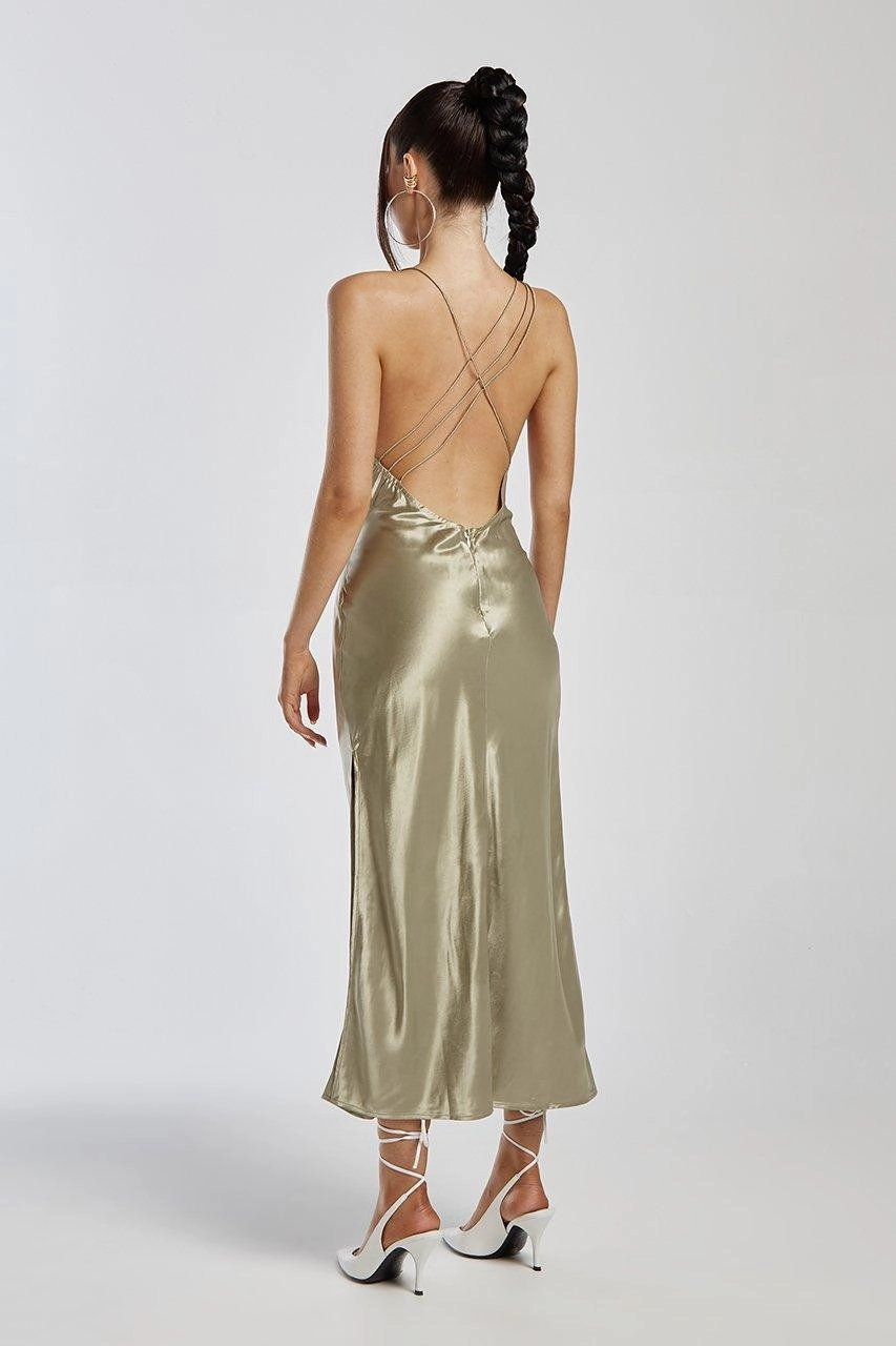 Sariah Slip Dress - Sage Casual and Stylish