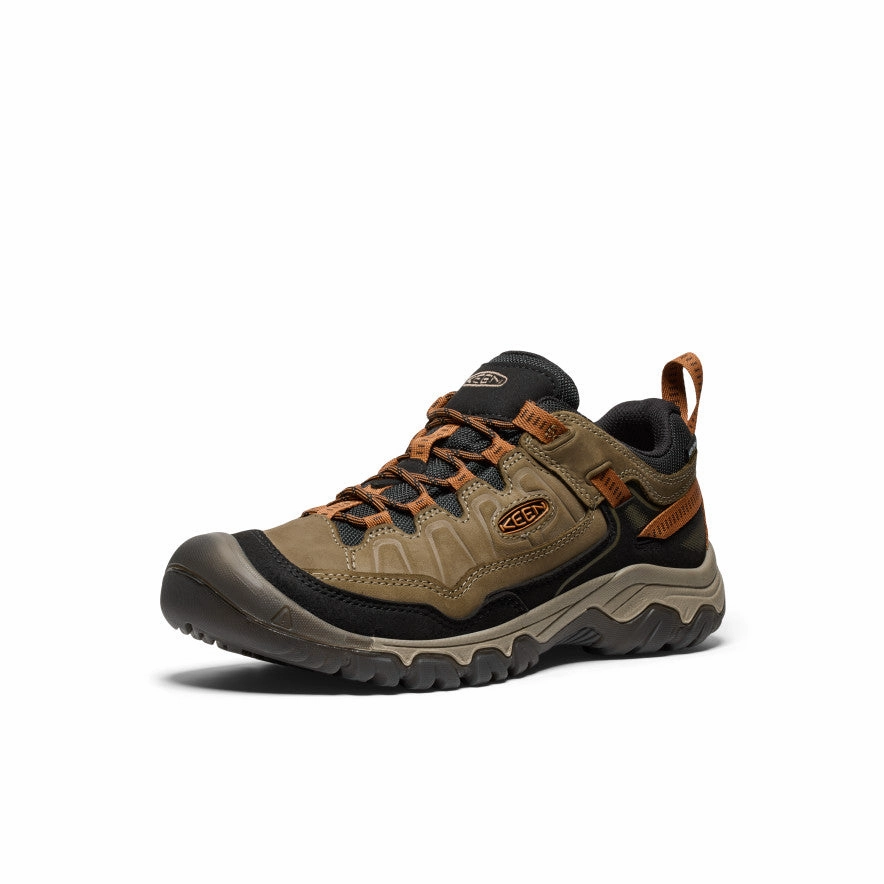 Lightweight Upper Flexible Men's Targhee IV Waterproof Hiking Shoe  |  Sea Turtle/Roasted Pecan