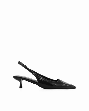 VILJA - BLACK PATENT Memory foam insole