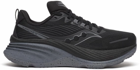 Saucony Hurricane 24 Womens Running Shoes - Black Rolling Motion Transition