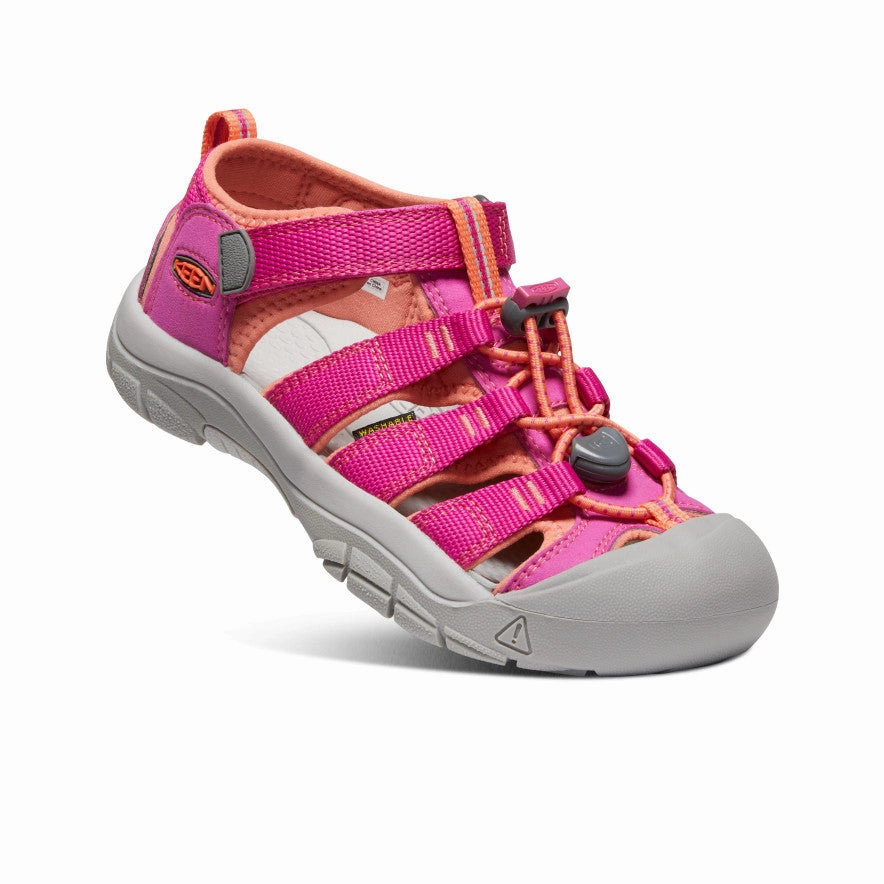 Slip On Breathable mesh Big Kids' Newport H2  |  Verry Berry/Fusion Coral