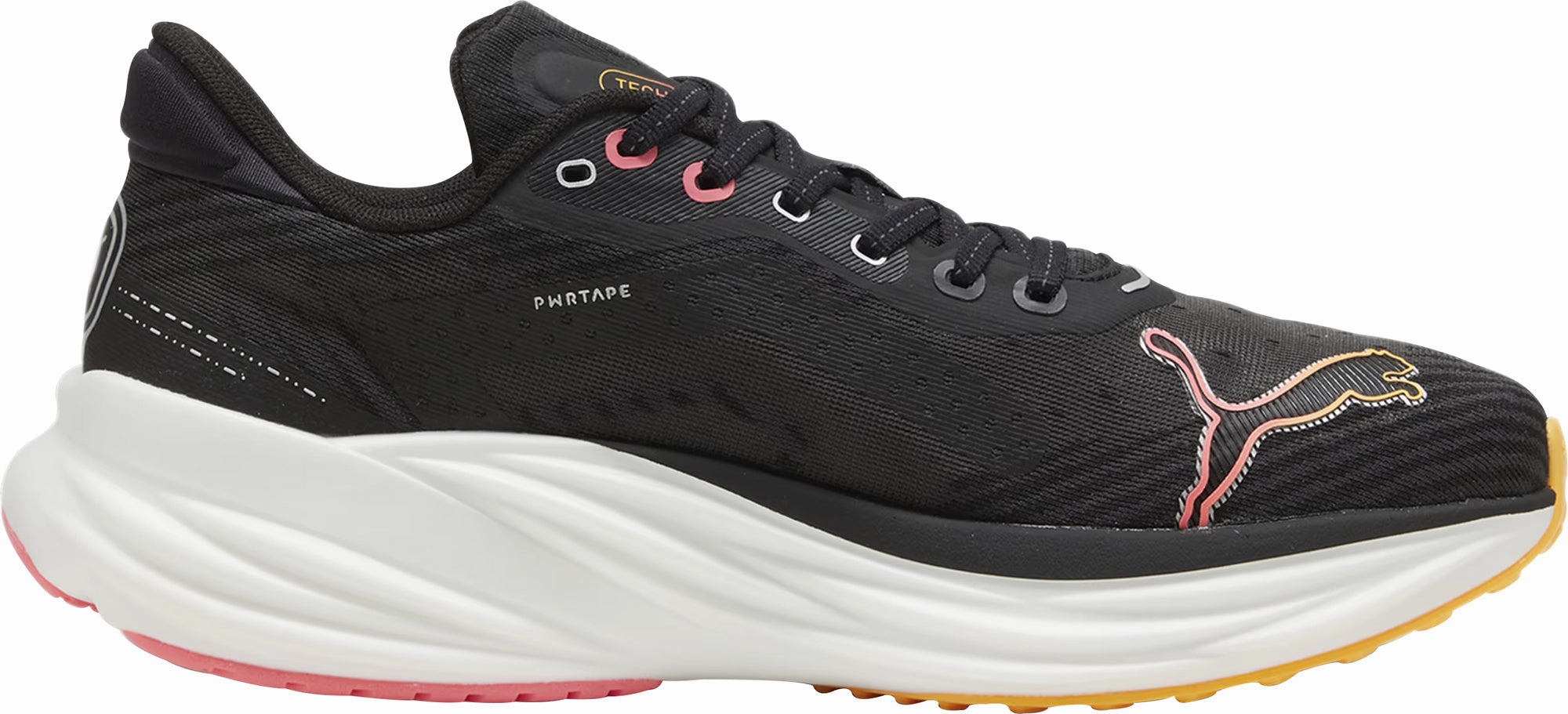 heel - cup running shoes literary - event running option Puma Magnify Nitro 2 Tech Mens Running Shoes - Black