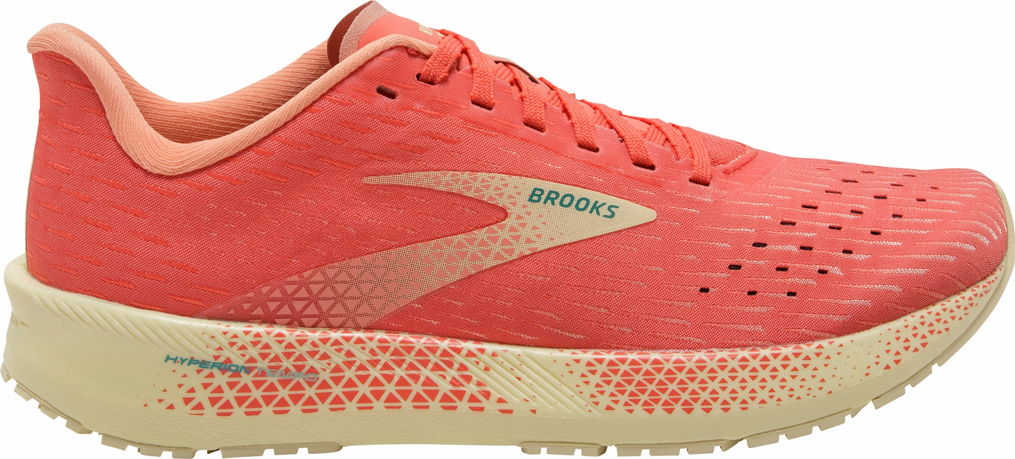 Brooks Hyperion Tempo Womens Running Shoes - Pink full - marathon shoes grass - surface running shoes