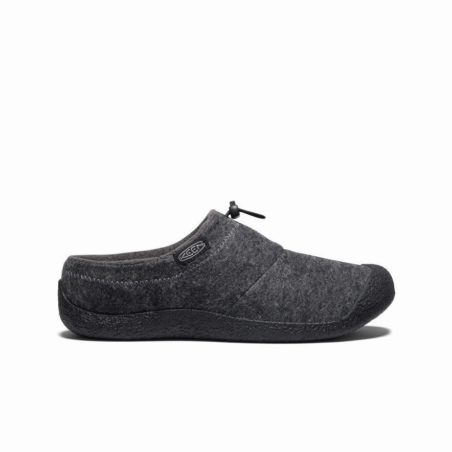 Weekend Vibes Cushion Sole Men's Howser III Slide  |  Charcoal Grey Felt/Black