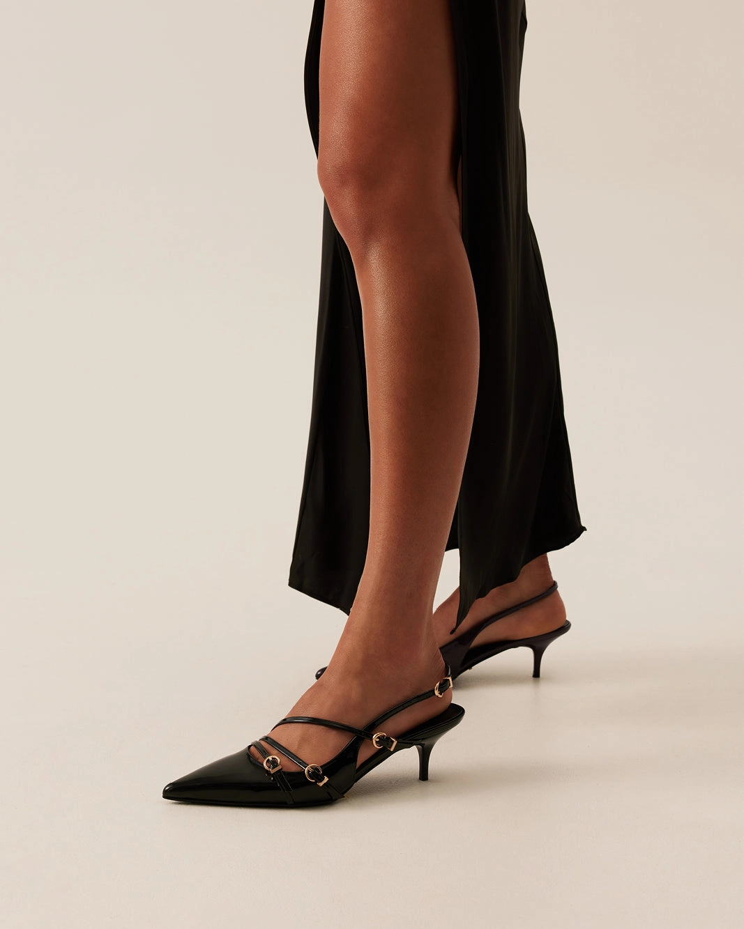 Evening Heels JEANI - BLACK PATENT