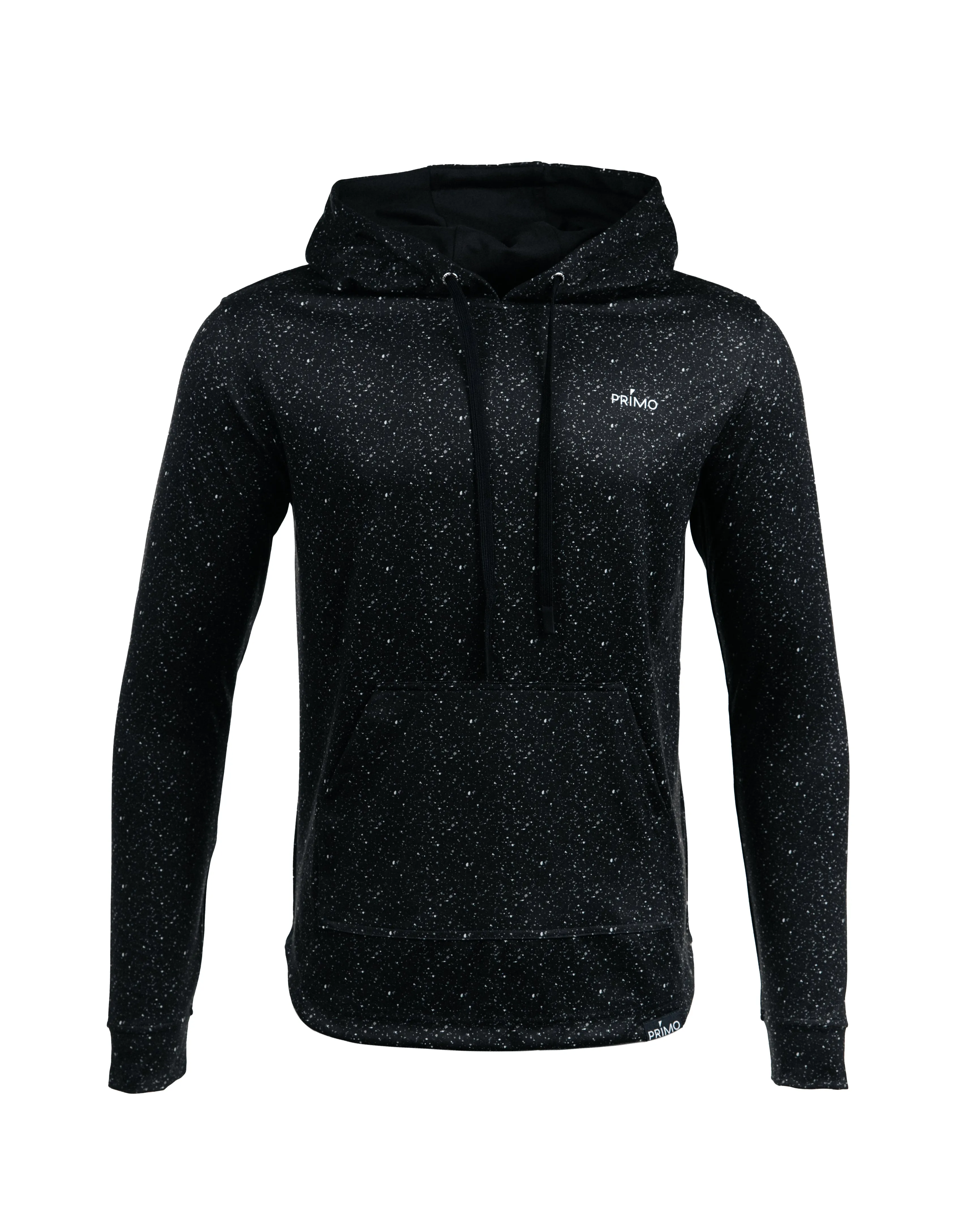 Breathable Material Speckled Black Golf Hoodie
