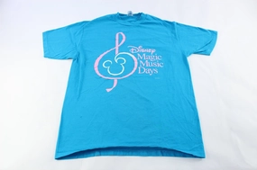Soft Touch Texture 80's Disney Magic Music Days T-Shirt