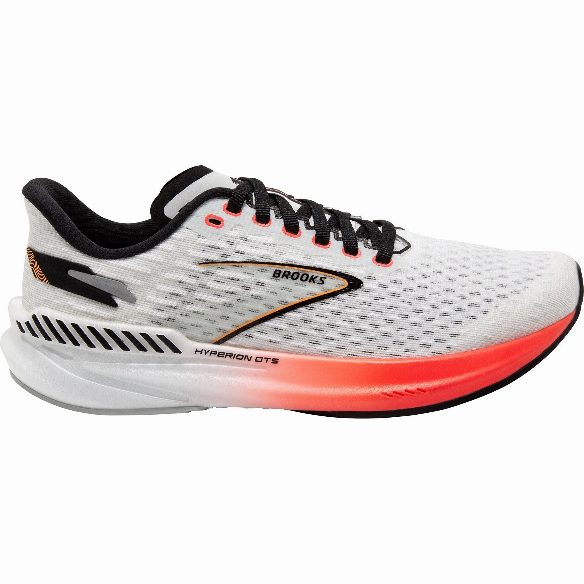 Brooks Hyperion GTS Womens Running Shoes - White amateur runner's shoe choice skateboarding shoes