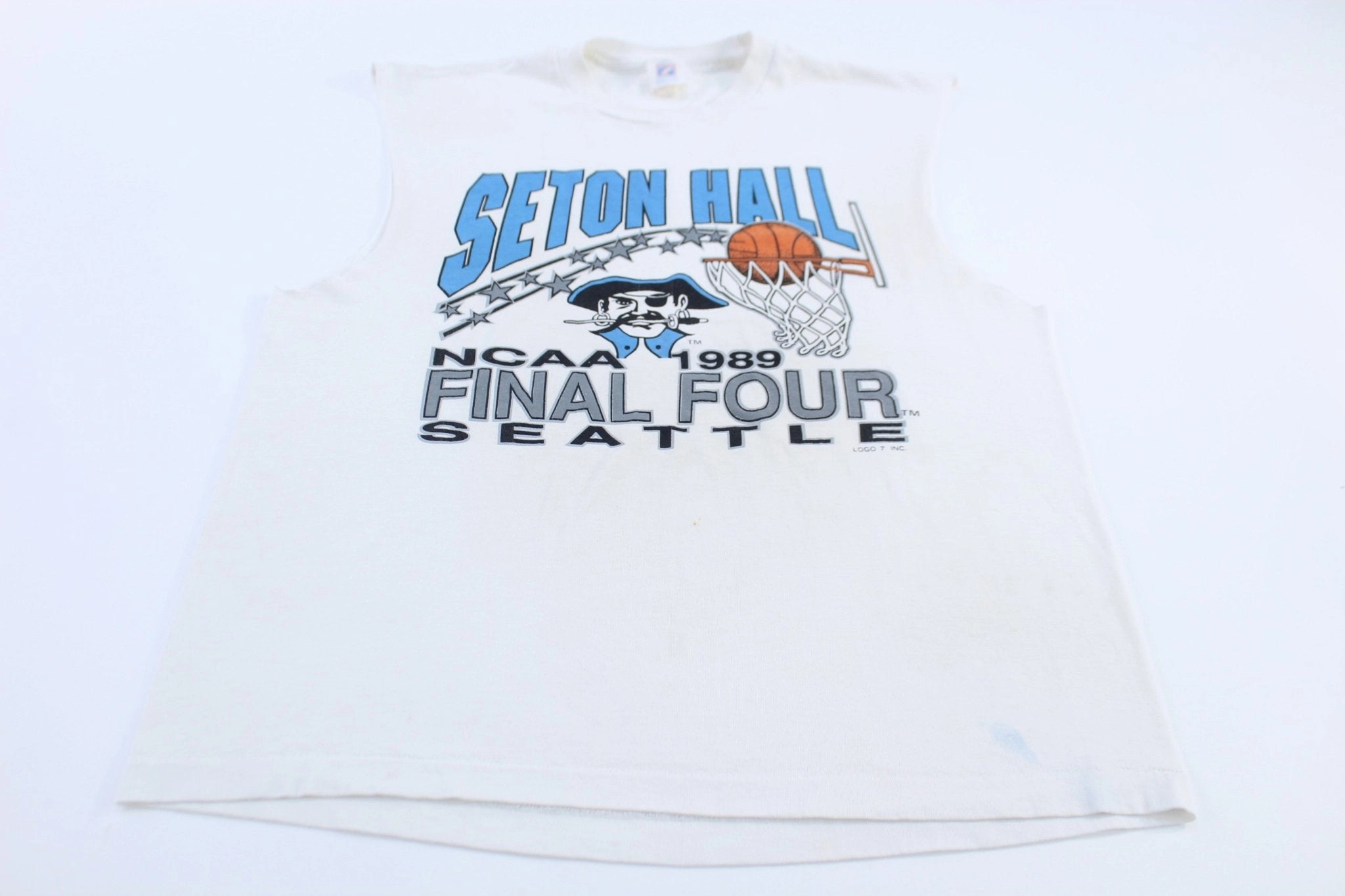 1989 NCAA Stone Final Four Hall Seattle Tank Top Smooth Zone Paneling Any Activity