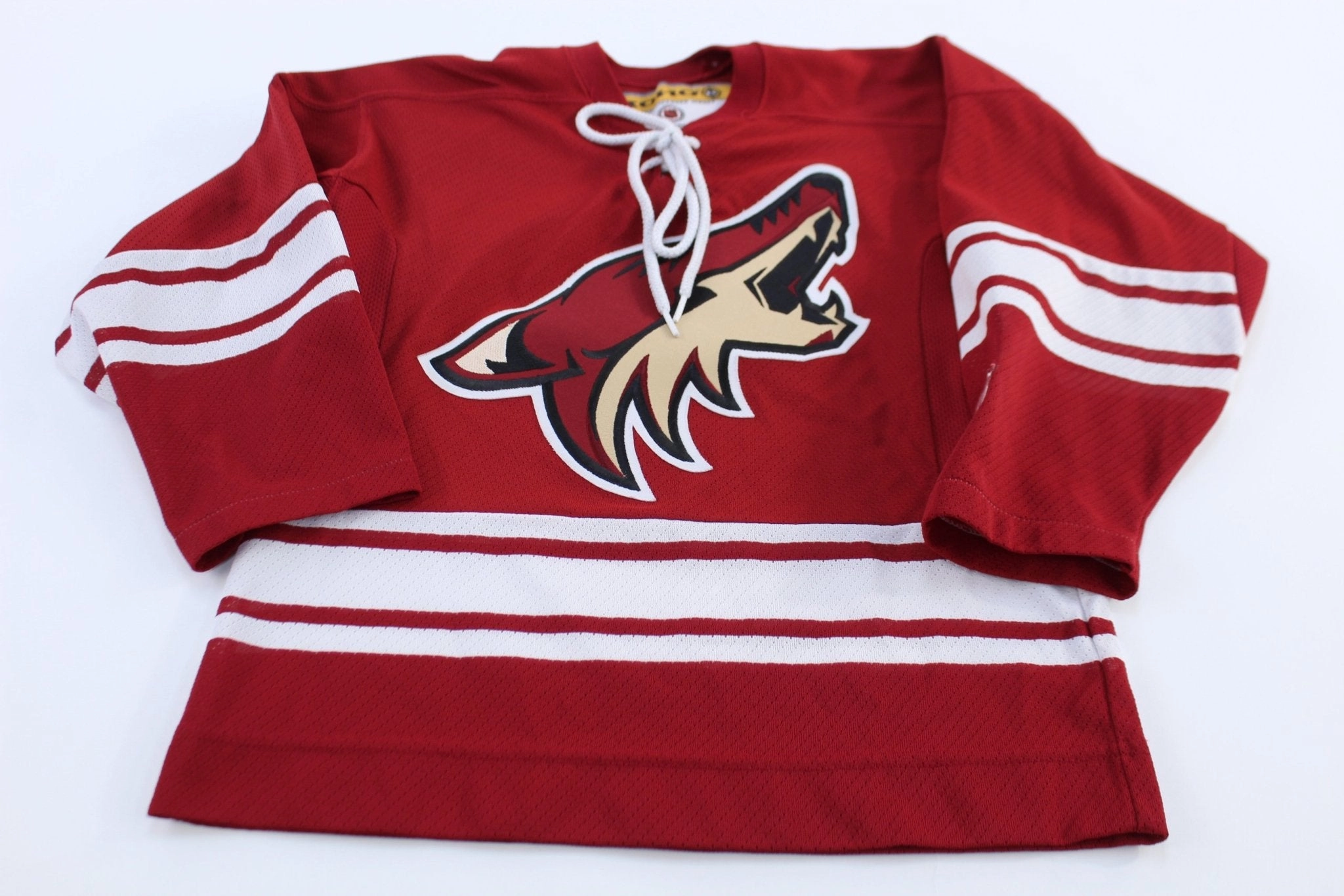 Raglan Sleeve Construction Sustainable production Youth Vintage Koho Phoenix Coyotes Hockey Jersey
