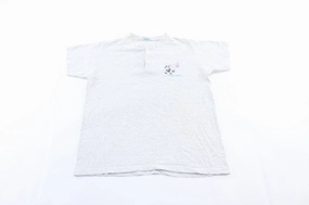 Wool combination Vibrant Colors 80's Walt Disney World 20th Anniversary Henley T-Shirt