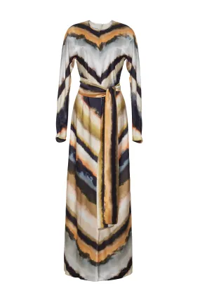 Layered Fabric Casual event dress Montgomery Dress