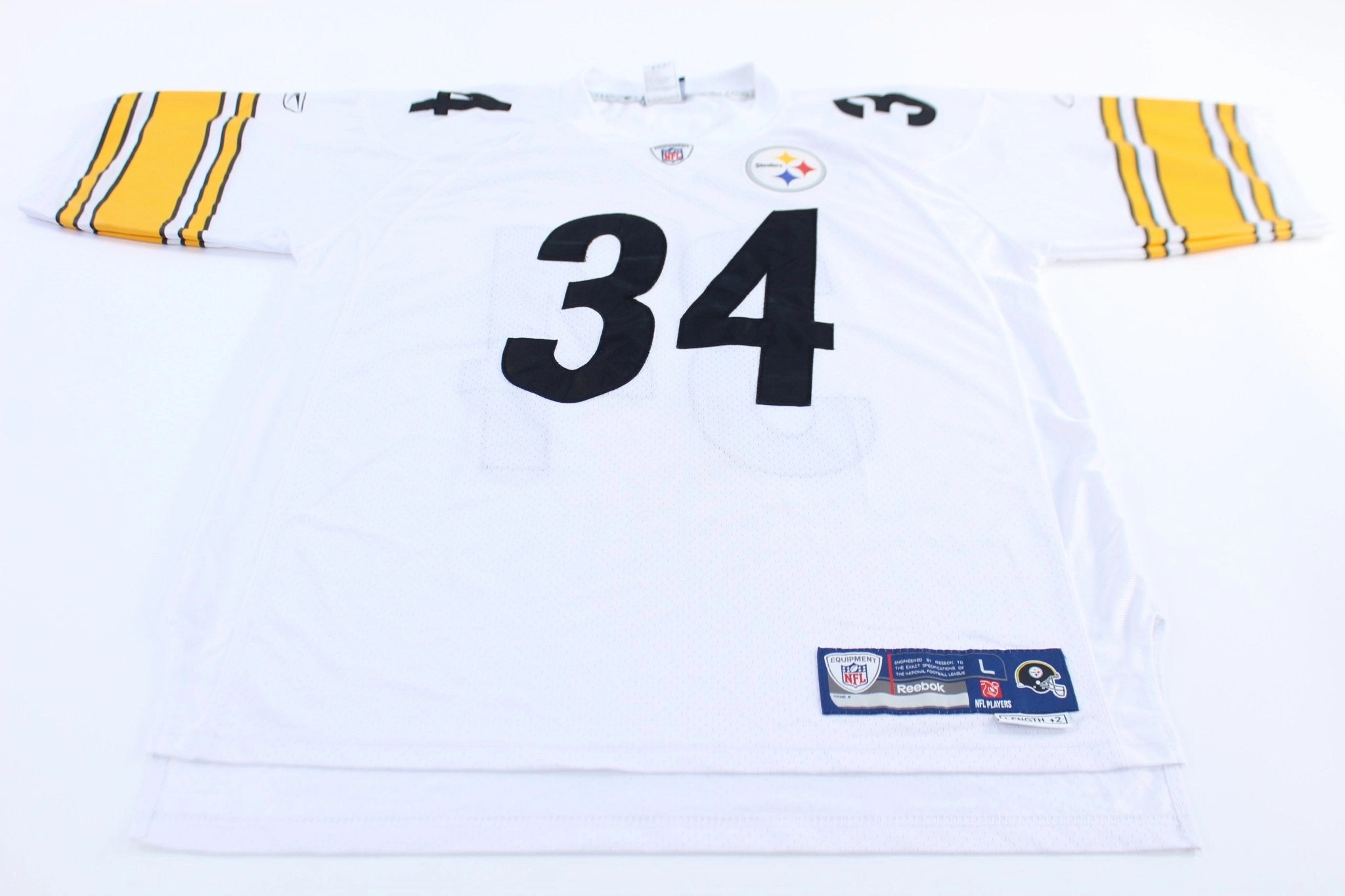 Pittsburgh Steelers Rashard Mendenhall #34 Reebok Football Jersey Rolling Storage Pocket Thermal Conductive Yarn