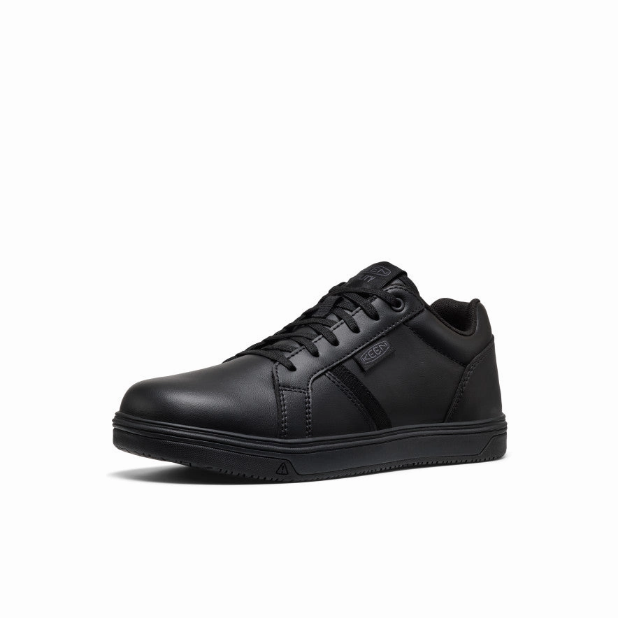 Men's Kenton WTX Work Shoe (Soft Toe)  |  Black/Black Street Style
