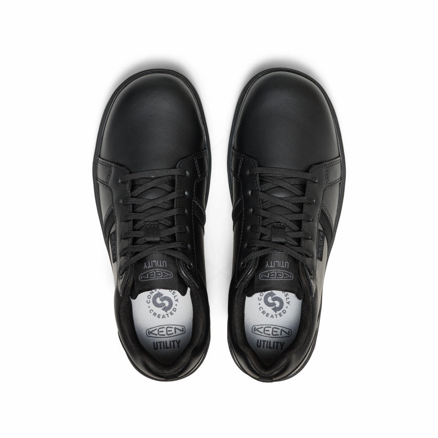 Men's Kenton WTX Work Shoe (Soft Toe)  |  Black/Black Plus Size