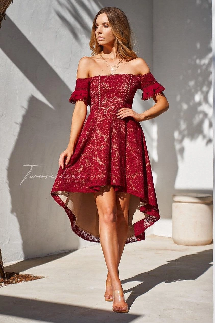 Megan Dress - Red Smart Glide Moment Soft