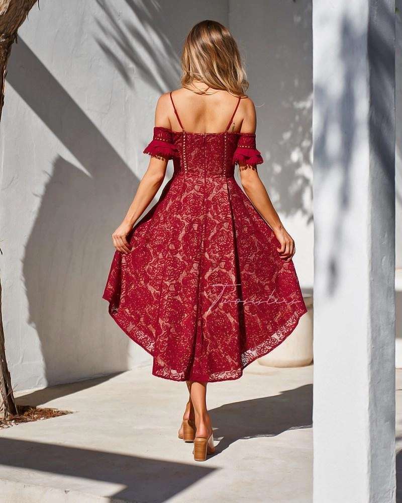 Sleek And Stylish Megan Dress - Red