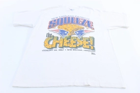1997 New England Patriots Football Squeeze Cheese! T-shirt Active Lifestyle