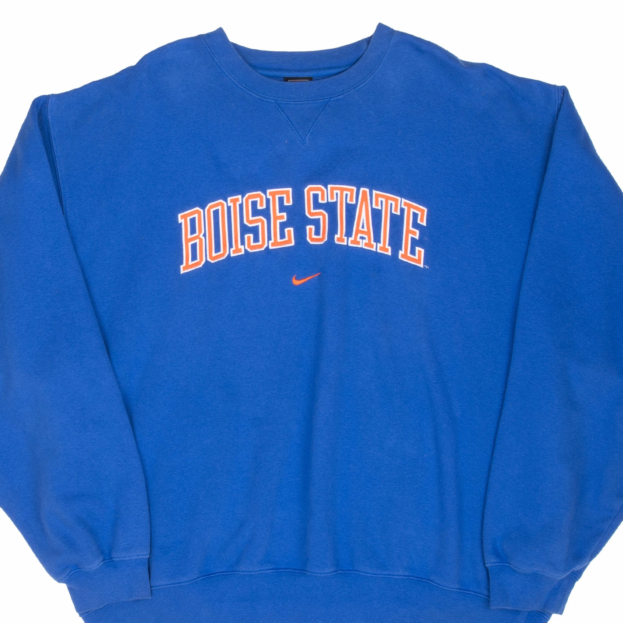 Versatile Comfort Anti Pilling VINTAGE NIKE BOISE STATE CENTER SWOOSH BLUE SWEATSHIRT 1990S XL