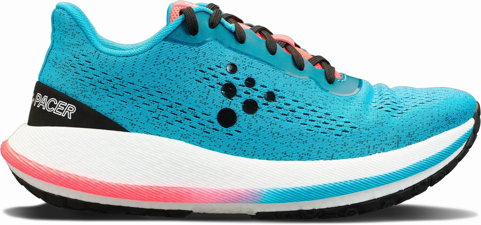 running in bright colors secure fit shoes Craft Pacer Mens Running Shoes - Blue