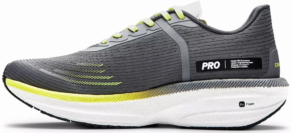 Craft Pro Endur Distance Mens Running Shoes - Grey running for endurance shoes Quick - release