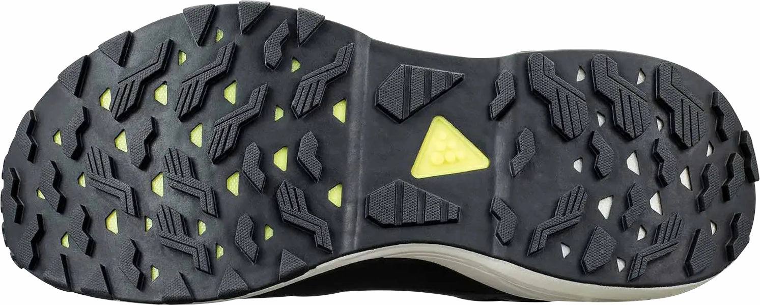 running shoes with rubber sole Structured Stacking Craft Pure Mens Trail Running Shoes - Black