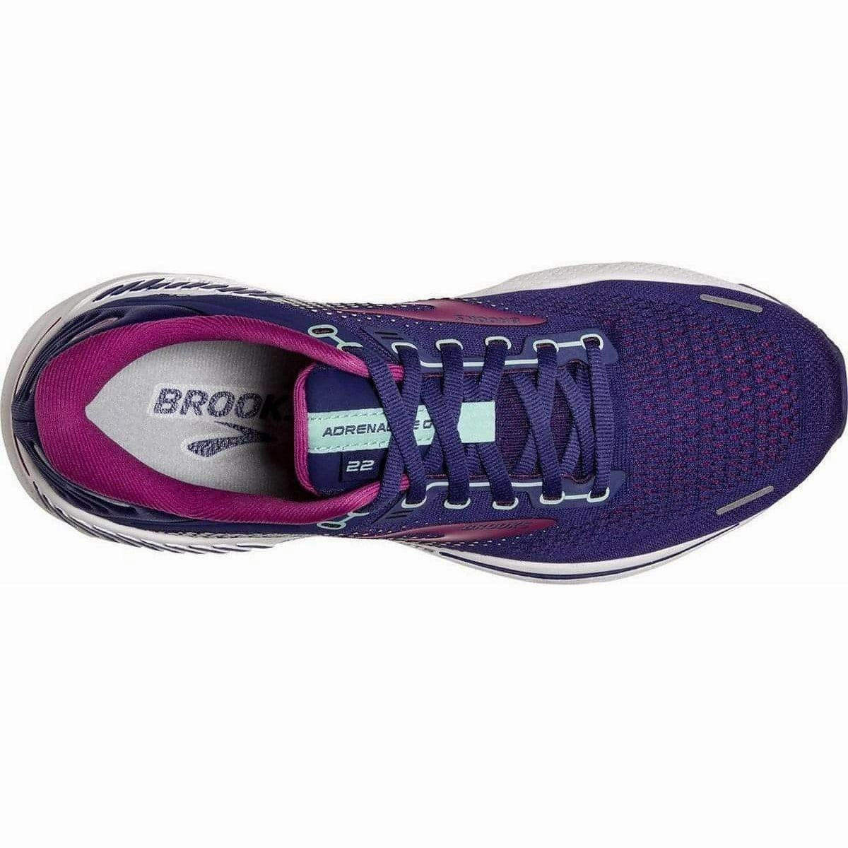 Mizuno Wave High Rebound Efficiency Brooks Adrenaline GTS 22 Womens Running Shoes - Purple